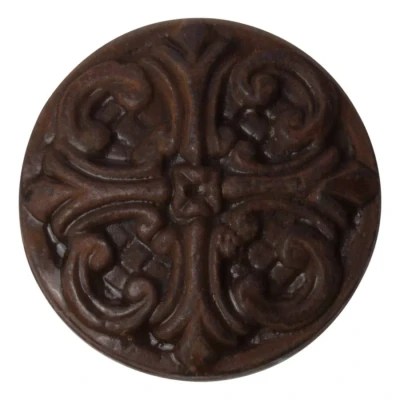 Afbeelding van Good in Style Meubelknop deco Roest Fleur de Lis