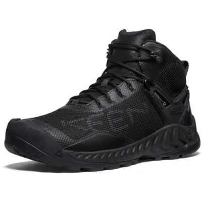 Afbeelding van KEEN Nxis Evo Mid Waterdicht heren Wandelen laarzen , Zwart, 40.5 EU