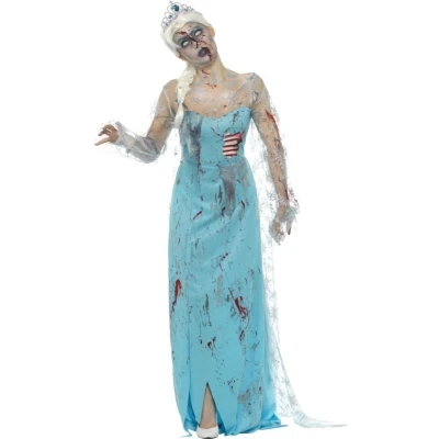 Afbeelding van SMIFFYS Bevroren zombie prinses kostuum voor vrouwen XS