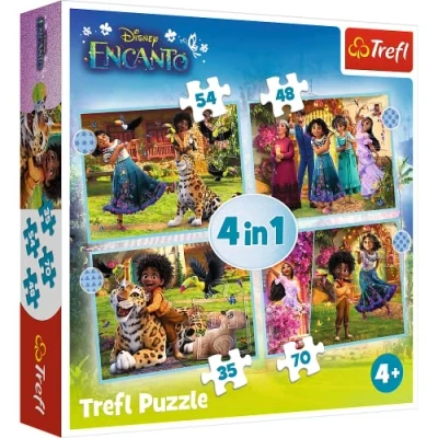 Afbeelding van Disney 4 in 1 Puzzel 5900511346152