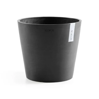 Afbeelding van Ecopots Amsterdam 40 cm donker grijs planten/bloembak pot