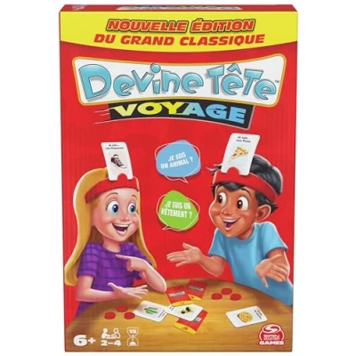 Afbeelding van Hedbanz Headrush Picture Guessing Game Family Board Games Kids for 6 8 Fun Ages and up