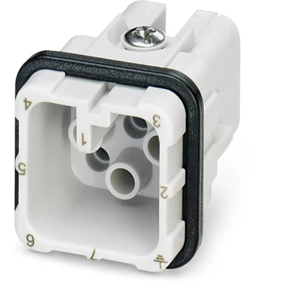 Afbeelding van Phoenix Contact 1584334 Stekker inzetstuk HC D 7 + PE Crimpen 1 stuk(s)