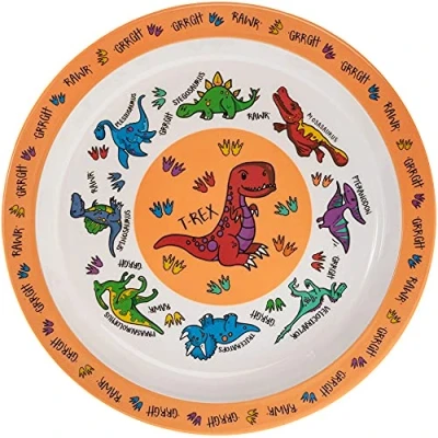 Afbeelding van lesser and pavey Kinderbord Dinosaurus Design 1 stuk Veelkleurig 21,5 cm x 2