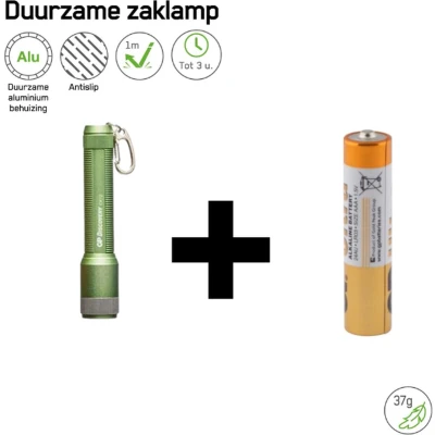 Afbeelding van GP Batteries CK12 LED Zaklamp Groen Zaklampen
