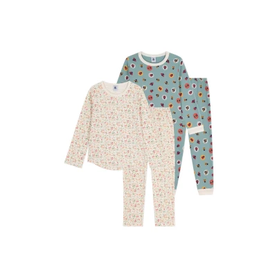 Afbeelding van Petit Bateau 2 PACK Pyjama multicoloured voor kinderen, Maat: 128, Multi/coloured