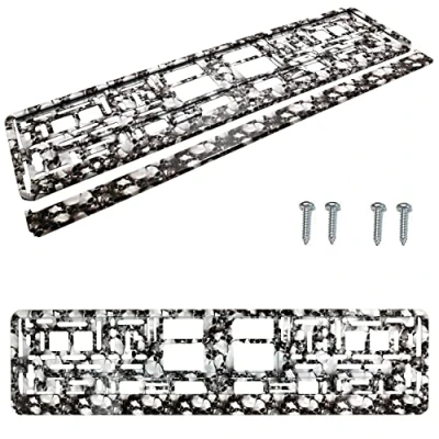 Afbeelding van PAAR (2 STKS) SKULLS Auto Registratie Kentekenplaat Surround Houder Frame