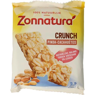 Afbeelding van Zonnatura Pinda crunch 45 gram 3 stuks