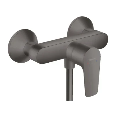 Afbeelding van Hansgrohe Talis E 1 greeps douchemengkraan opbouw Brushed Black