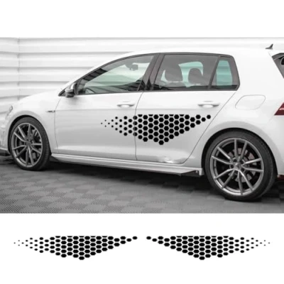 Afbeelding van Auto Deur Zijstickers, voor VW Golf 4 5 6 7 TSI TCR GTD GTI MK4 MK5 MK3 MK2 MK7 Polo Accessoires Vinyl Stickers