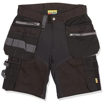 Afbeelding van Blåkläder Short Stretch Met Spijkerzakken 15981343 Zwart Maat 48
