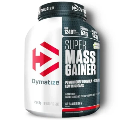 Afbeelding van Dymatize Super Mass Gainer 2943gr Aardbei