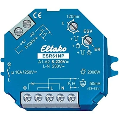 Afbeelding van Eltako mf inbouw impuls schakelaar relais esr61np 230v uc