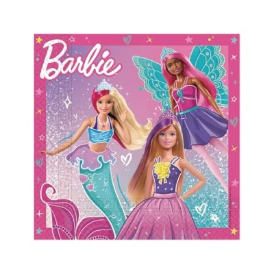 Afbeelding van Barbie Fantasy Servetten 33x33cm 20 stuks