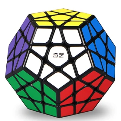 Afbeelding van ROXENDA Dodecaëder Kubus, Profession Pentagonal Dodecahedron Cube Eenvoudig Draaien &amp; Glad Spelen (Stickered)