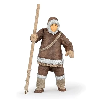 Afbeelding van Papo Handgeschilderde Figuurtjes Zeeleven Eskimo 56033 Verzamelbaar voor kinderen Geschikt jongens en meisjes Vanaf 3 jaar