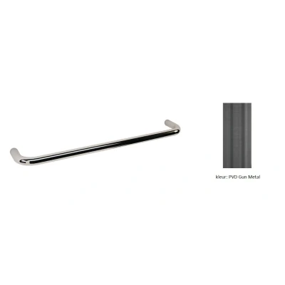 Afbeelding van Waterevolution flow handdoekhouder 35cm PVD Gun Metal A111GME