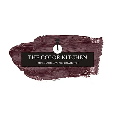Afbeelding van The Color Kitchen TCK7013 Krachtige muurverf, schilderverf voor kleurrijke ruimtes, matte binnenverf in rood, 5 liter dekkende verf