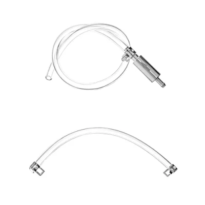 Afbeelding van QWORK® rem ontluchtingsslang, koppeling bloedslang gereedschapsset terugslagklep en slang voor motor auto