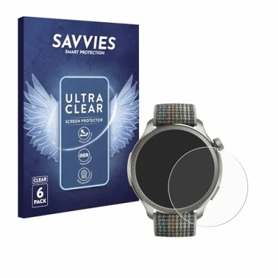 Afbeelding van Savvies (6 Stuks) Schermbeschermer voor Huami Amazfit Balance Screen Protector Ultra Transparant