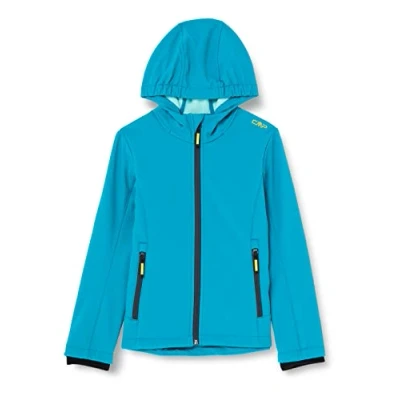 Afbeelding van CMP KID FIX HOOD Unisex Softshelljas voor kinderen, Maat: 104, Lake