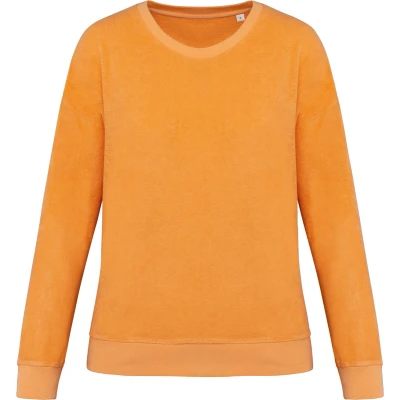 Afbeelding van Native Spirit Ecologisch badstof damessweater NS413 Apricot