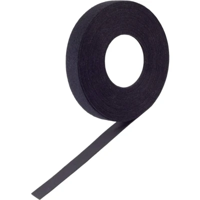 Afbeelding van BKL Electronic PRO Klittenband Paddenstoel (l x b) 10 m 16 mm Zwart 1 stuk(s)