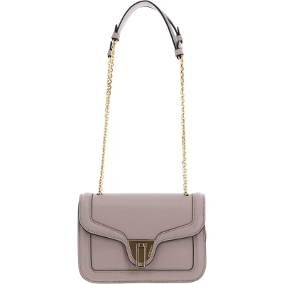 Afbeelding van COCCINELLE Leren Schoudertas Avondtas Marvin Twist Handbag Powder Pink Beige