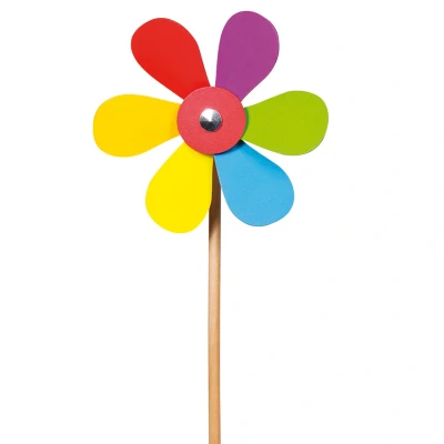 Afbeelding van Goki Houten Windmolen Bloem