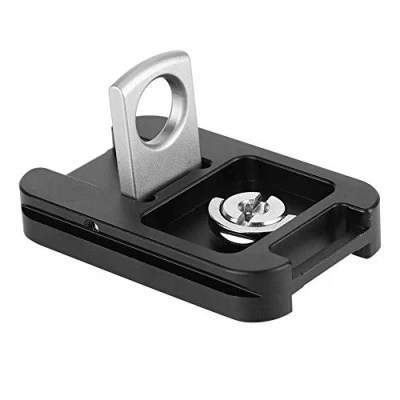 Afbeelding van Quick Release Plate, Draagbare Lichtgewicht Aluminium QR 60 Plate 1/4 &quot;schroefbevestiging met Riemgesp voor Arca Swiss Balhoofdstatief