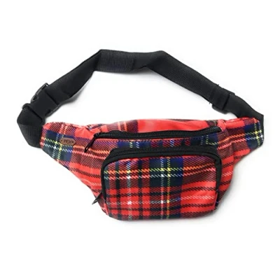 Afbeelding van Royal Stuart Scottish Classic Tartan heuptas cross body Reistassen, Rode Heuptas, One Size small medium 24 x 20 7 cm, tas