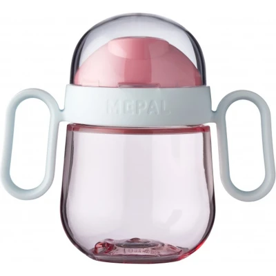 Afbeelding van Mepal Mio antilekbeker 200 ml Makkelijk vast te houden Kinderservies Deep pink