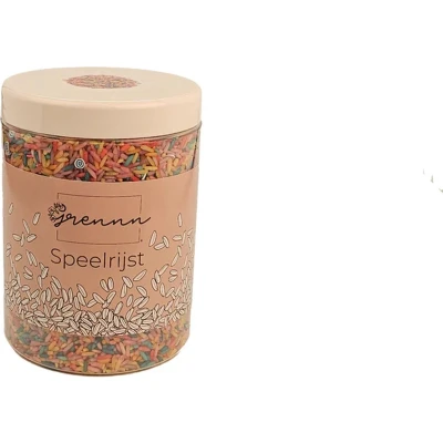 Afbeelding van Grennn Speelrijst Candy mix 750 gram