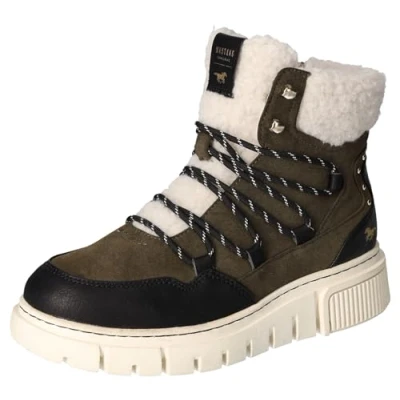 Afbeelding van Mustang Dames 1502 602 veterbooty, militair, 36 EU, legergroen, EU