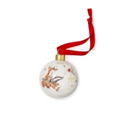 Afbeelding van Royal Worcester Wrendale Designs Annual Star of Wonder Limited Edition 2022 keramische kerstballen, Kerstmis