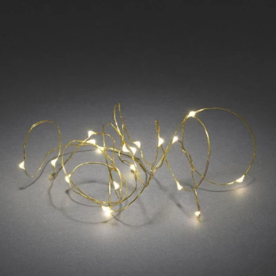 Afbeelding van Draadverlichting led kerstverlichting binnen 20 lampjes 1.9 mete