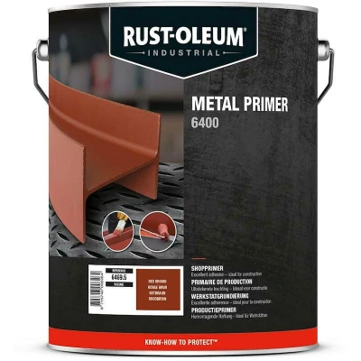 Afbeelding van rust oleum 6400 shopprimer oplosmiddelhoudend roodbruin 5 ltr