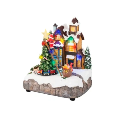 Afbeelding van LED scenery l16b19h22 cm kleur/multi Lumineo