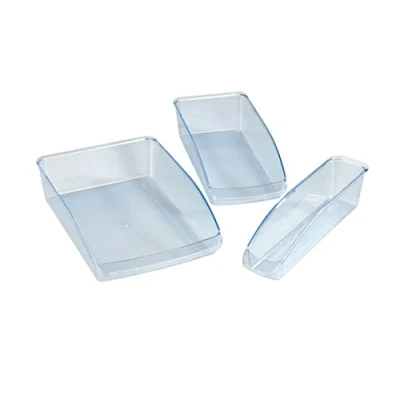 Afbeelding van WENKO Organizer Opbergbox, koelkastorganizer van kunststof (set, 3 delig)