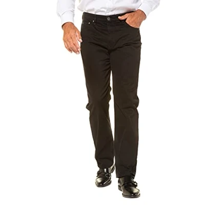 Afbeelding van JP 1880 Herenbroek, regular fit, zwart, 34W / 32L