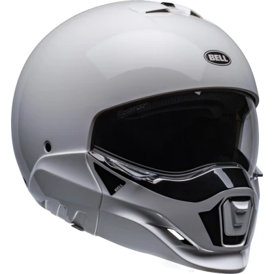 Afbeelding van Bell Broozer Duplet Helm, wit, afmeting M voor man