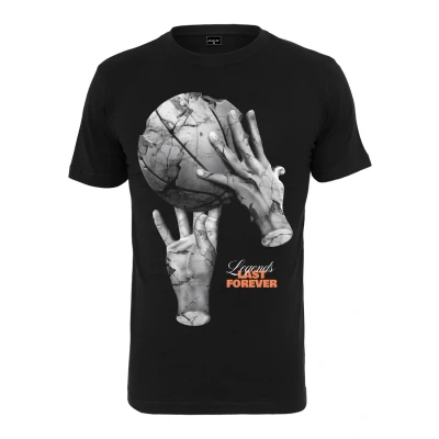 Afbeelding van Mister Tee Ballin Hands Tshirt print, Heren, Maat: Large, Black