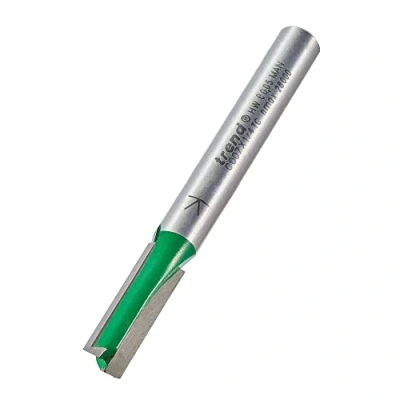 Afbeelding van Trend Craft Pro 1/4 &quot;schacht rechte router Cutter Bit Ref: C007X1/4TC Diameter 6.3mm Snijlengte 19.1mm Wolfraamcarbide getipt Dia X