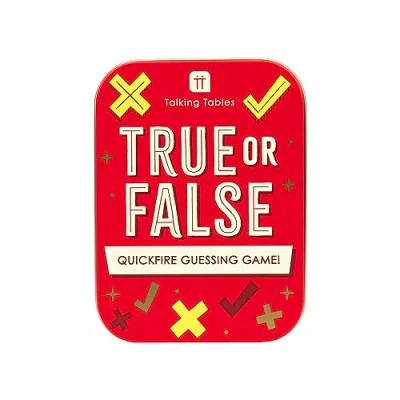 Afbeelding van True Or False In Een Blikje van Talking Tables