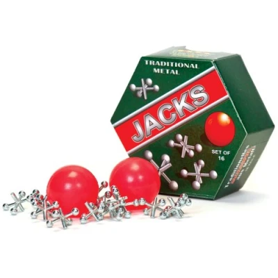 Afbeelding van Tobar Metalen Jacks Game Set