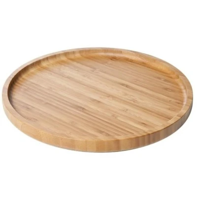 Afbeelding van Serveerplank bruin hout D28 x H1,8 cm
