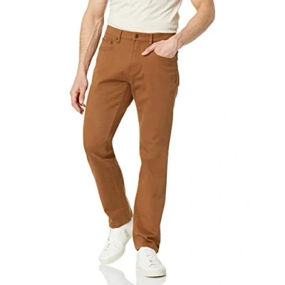 Afbeelding van Amazon Essentials Men&#039;s Spijkerbroek met atletische pasvorm, Donker kaki bruin, 38W / 28L