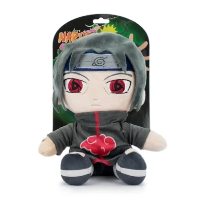 Afbeelding van BARRADO Pluche figuur Naruto, Itachi, Kakashi, zittend, ca. 24 cm, superzachte kwaliteit (Itachi zittend)