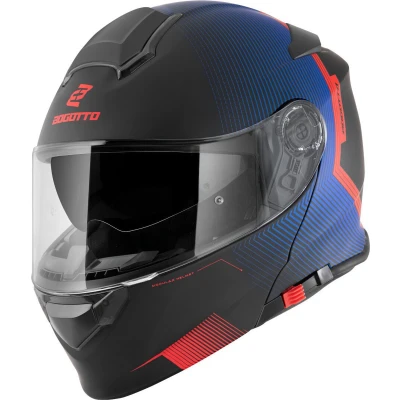 Afbeelding van Bogotto H271 Wayke Helm, zwart rood blauw, afmeting M voor man