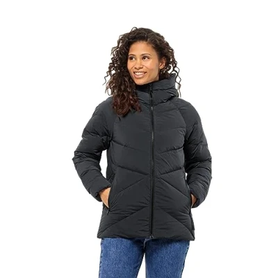 Afbeelding van Jack Wolfskin Marienplatz Gewatteerde jas, Dames, Maat: Medium, Phantom